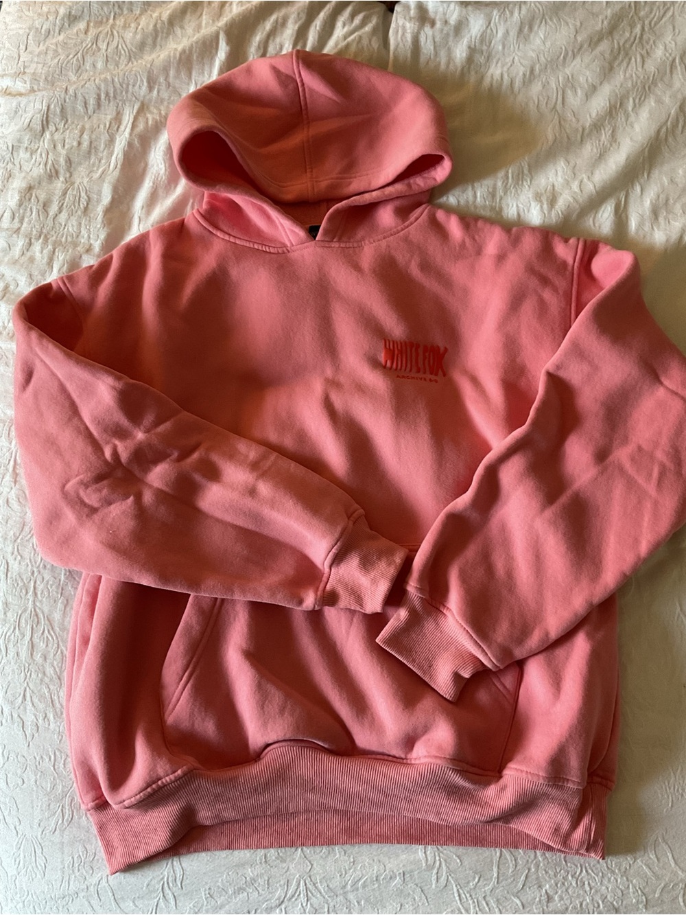 White Fox Boutique Pink Pullover Hoodie